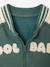 Baby jongens teddyvest met rits smaragdgroen - vertbaudet enfant 