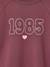 Meisjesshirt met studs inktblauw+pruim - vertbaudet enfant 