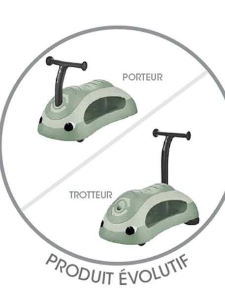Evolutieve loopwagen Walk & Ride 2in1 saliegroen+zandbeige - vertbaudet enfant 