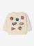 Sweater met badges babyjongen ecru - vertbaudet enfant 