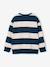 Jongenssweater met ronde hals hazelnoot+marineblauw+pistache - vertbaudet enfant 