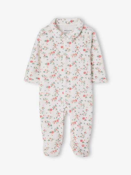 Set van 2 boxpakken voor baby's cappuccino+lichtroze+saliegroen - vertbaudet enfant 