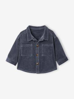 -Overshirt van ribfluweel voor baby's