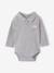 Set van 2 babyrompers met polokraag gemêleerd grijs - vertbaudet enfant 