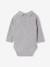 Set van 2 babyrompers met polokraag gemêleerd grijs - vertbaudet enfant 