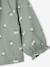 Babyshirt met lange mouwen en print saliegroen+vanille - vertbaudet enfant 