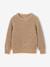 Jongens trui met ronde hals gemêleerd beige - vertbaudet enfant 