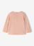 Babyshirt met lange mouwen en print roze (poederkleur)+vanille - vertbaudet enfant 