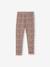 Meisjeslegging met fleecevoering Bruin met print+donkergrijs+grijs, bedrukt+inktblauw+rozenhout - vertbaudet enfant 