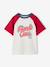 Jongens T-shirt met raglanmouwen rood - vertbaudet enfant 