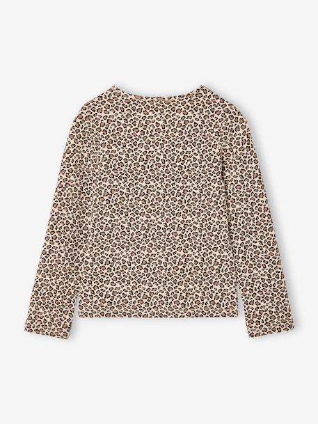 Set van 3 meisjes T-shirts met lange mouwen ecru+inktblauw+vanille - vertbaudet enfant 