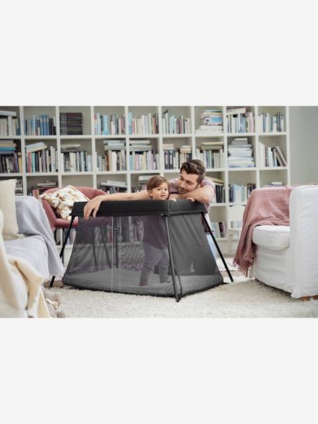 Campingbed Light BABYBJORN DONKERGROEN+ZWART - vertbaudet enfant 