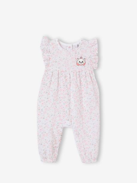 DISNEY ANIMALS jumpsuit en haarband Marie de Aristokatten ecru - vertbaudet enfant 