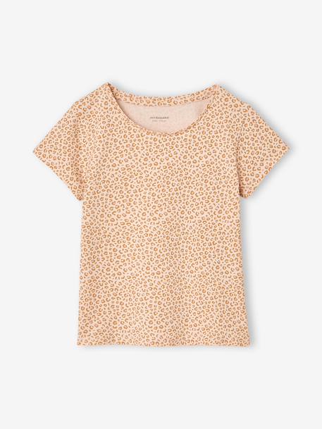 Set van 3 meisjesshirts met korte mouw beige - vertbaudet enfant 