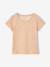 Set van 3 meisjesshirts met korte mouw beige - vertbaudet enfant 
