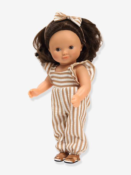 Prachtige 32 cm stylingpop DJECO 0038+geel+jeansblauw+paars+wit - vertbaudet enfant 
