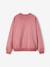 Sweater met print voor meisjes ecru+oudroze - vertbaudet enfant 