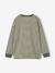 Gestreept T-shirt jongens JONEN antraciet+groen - vertbaudet enfant 