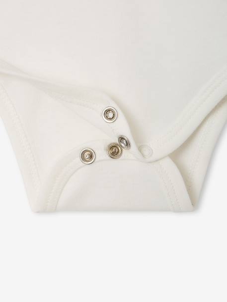 Set van 3 babybody's met lange mouwen ecru - vertbaudet enfant 