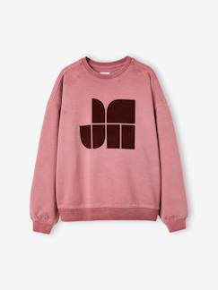 -Sweater met print voor meisjes