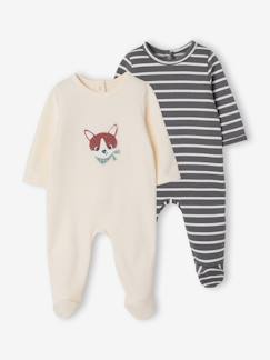 -Set van 2 boxpakjes met rugsluiting voor baby's