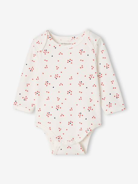 Set van 3 babybody's met lange mouwen ecru - vertbaudet enfant 