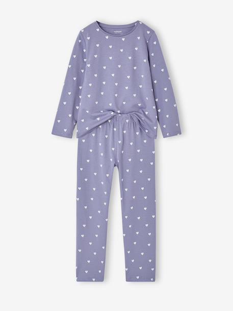 Set van 2 lange meisjespyjama's ecru - vertbaudet enfant 