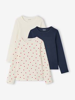 -Set van 3 meisjes T-shirts met lange mouwen