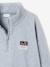 Fleece sweater jongen met opstaande kraag gemêleerd grijs - vertbaudet enfant 