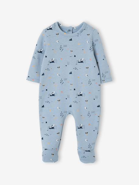 Set van 2 babypyjama's voor jongens blauw - vertbaudet enfant 