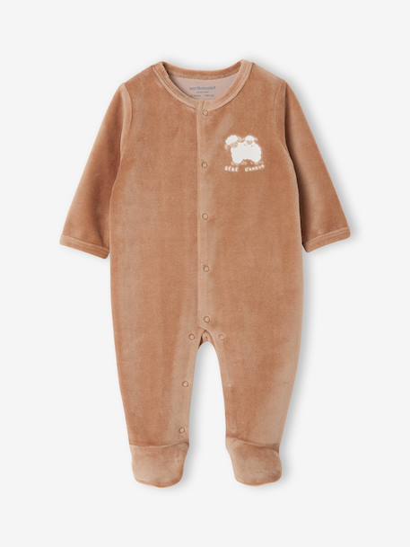 Set van 2 boxpakken voor baby's cappuccino+lichtroze+saliegroen - vertbaudet enfant 