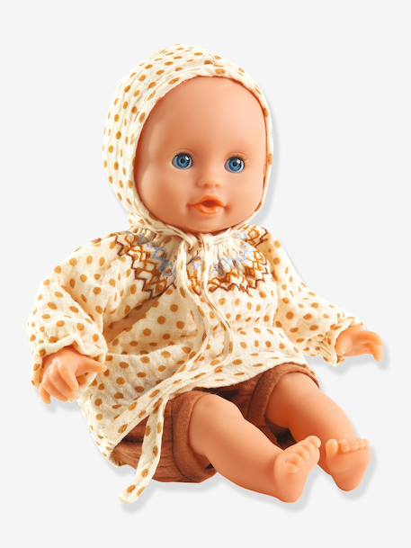 Pop Poméa - DJECO beige+beige (poederkleur)+beige, bedrukt+lichtroze+paars+rozen - vertbaudet enfant 