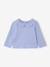 Baby T-shirt met geborduurde kraag en lange mouwen blauw+lichtbeige+marineblauw, gestreept+rood, gestreept - vertbaudet enfant 