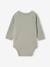 Set van 2 babyrompertjes met lange mouwen cappuccino+lichtroze+saliegroen - vertbaudet enfant 