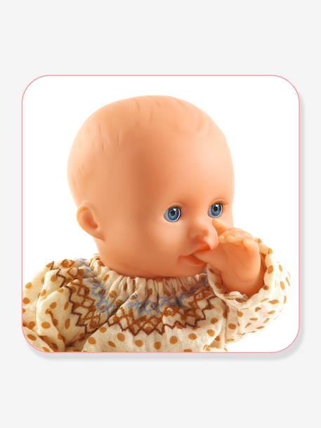 Pop Poméa - DJECO beige+beige (poederkleur)+beige, bedrukt+lichtroze+paars+rozen - vertbaudet enfant 