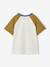 Jongens T-shirt met raglanmouwen kaki - vertbaudet enfant 