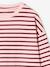 Meisjes T-shirt met lange mouwen ecru+rozenhout - vertbaudet enfant 