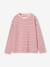 Meisjes T-shirt met lange mouwen ecru+rozenhout - vertbaudet enfant 