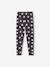Set van 2 Basics meisjesleggings donkergrijs+indigoblauw+kaki+rozenhout+saliegroen - vertbaudet enfant 