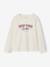 T-shirt met lange mouwen voor meisjes ecru - vertbaudet enfant 