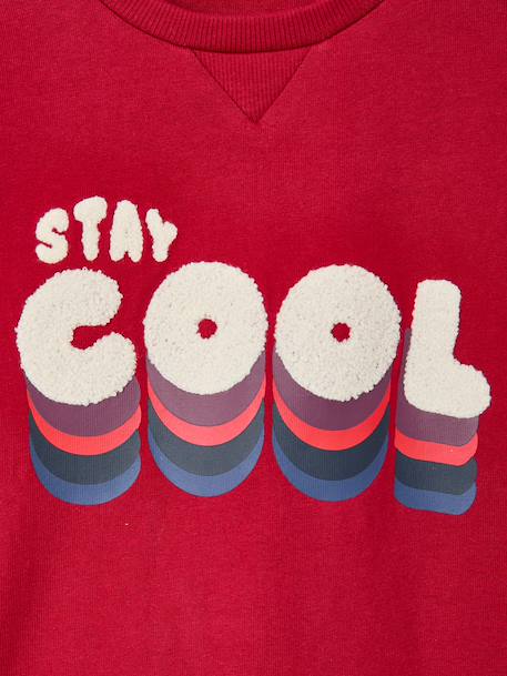 Jongens T-shirt met lange mouwen rood - vertbaudet enfant 