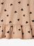Meisjesblouse met lange mouwen rozenhout+taupe - vertbaudet enfant 