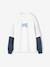 T-shirt met laagjeseffect jongen ecru - vertbaudet enfant 