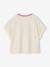 Meisjes T-shirt met korte mouwen ecru - vertbaudet enfant 