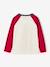Jongensshirt met lange mouwen bordeauxrood+okergeel+saliegroen - vertbaudet enfant 