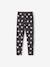 Set van 2 Basics meisjesleggings donkergrijs+indigoblauw+kaki+rozenhout+saliegroen - vertbaudet enfant 