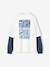 T-shirt met laagjeseffect jongen ecru - vertbaudet enfant 