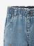 Mom jeans met borduursel voor babymeisjes stone - vertbaudet enfant 