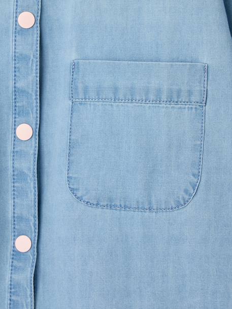 Personaliseerbare meisjesschort jeansblauw - vertbaudet enfant 