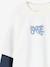 T-shirt met laagjeseffect jongen ecru - vertbaudet enfant 